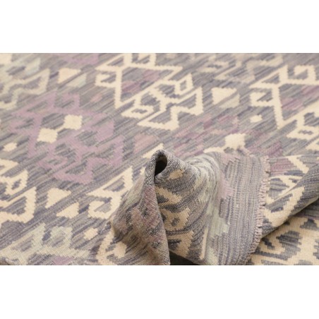 Tappeto Kilim Afghanistan azzurro 126x174