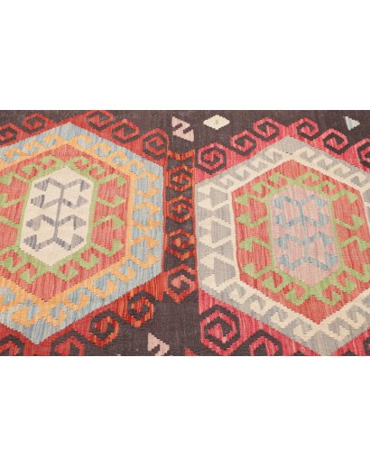 Tappeto Kilim Afghanistan azzurro beige 121x179