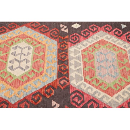 Tappeto Kilim Afghanistan azzurro beige 121x179