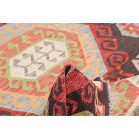 Tappeto Kilim Afghanistan azzurro beige 121x179