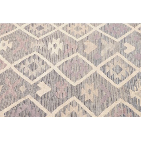 Tappeto Kilim Afghanistan beige bianco 127x173