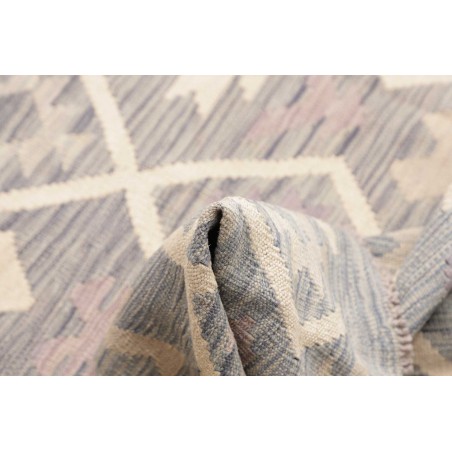 Tappeto Kilim Afghanistan beige bianco 127x173