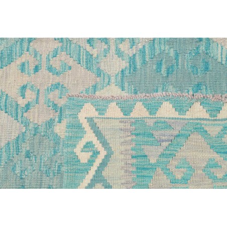 Tappeto Kilim Afghanistan beige blu 125x178