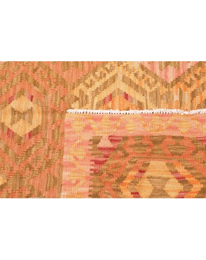 Tappeto Kilim Afghanistan arancione 131x170