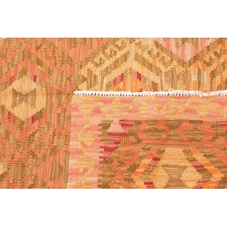 Tappeto Kilim Afghanistan arancione 131x170