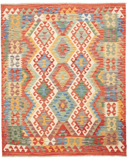 Tappeto Kilim Afghanistan marrone 157x192