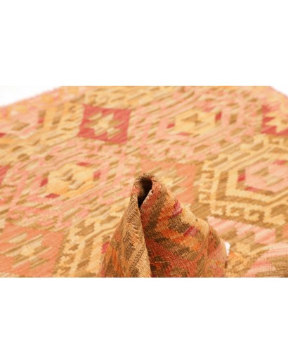 Tappeto Kilim Afghanistan arancione 131x170