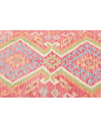 Tappeto Kilim Afghanistan marrone rosso 126x187