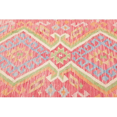 Tappeto Kilim Afghanistan marrone rosso 126x187