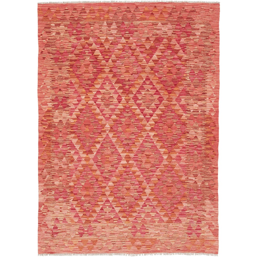 Tappeto Kilim Afghanistan rosso marrone 128x177