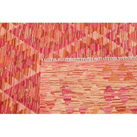 Tappeto Kilim Afghanistan rosso marrone 128x177