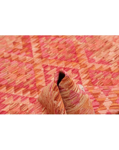 Tappeto Kilim Afghanistan rosso marrone 128x177