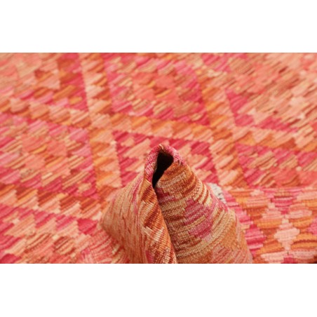Tappeto Kilim Afghanistan rosso marrone 128x177