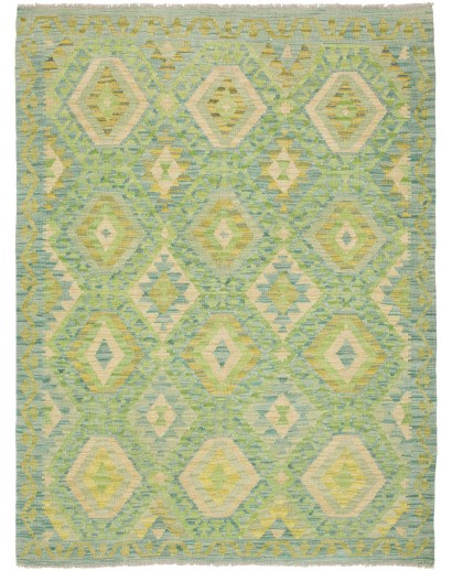 Tappeto Kilim Afghanistan marrone 134x174