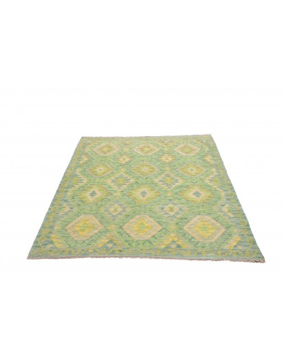 Tappeto Kilim Afghanistan marrone 134x174