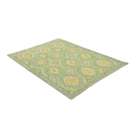 Tappeto Kilim Afghanistan marrone 134x174