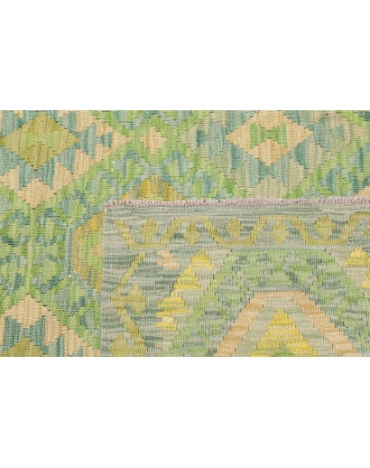 Tappeto Kilim Afghanistan marrone 134x174