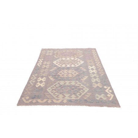 Tappeto Kilim Afghanistan beige azzurro 122x177