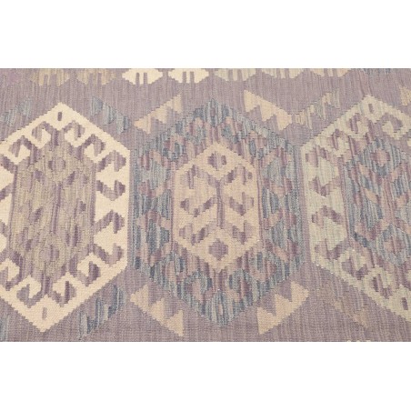 Tappeto Kilim Afghanistan beige azzurro 122x177