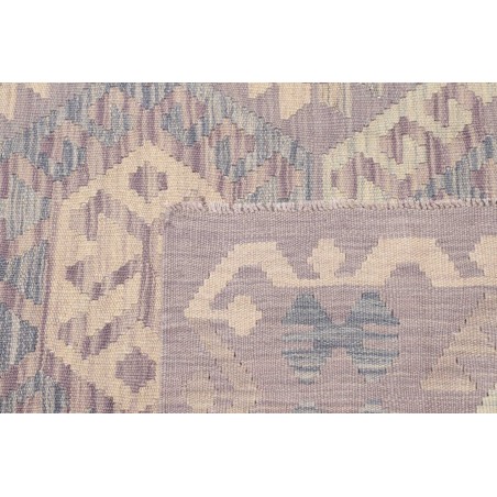 Tappeto Kilim Afghanistan beige azzurro 122x177