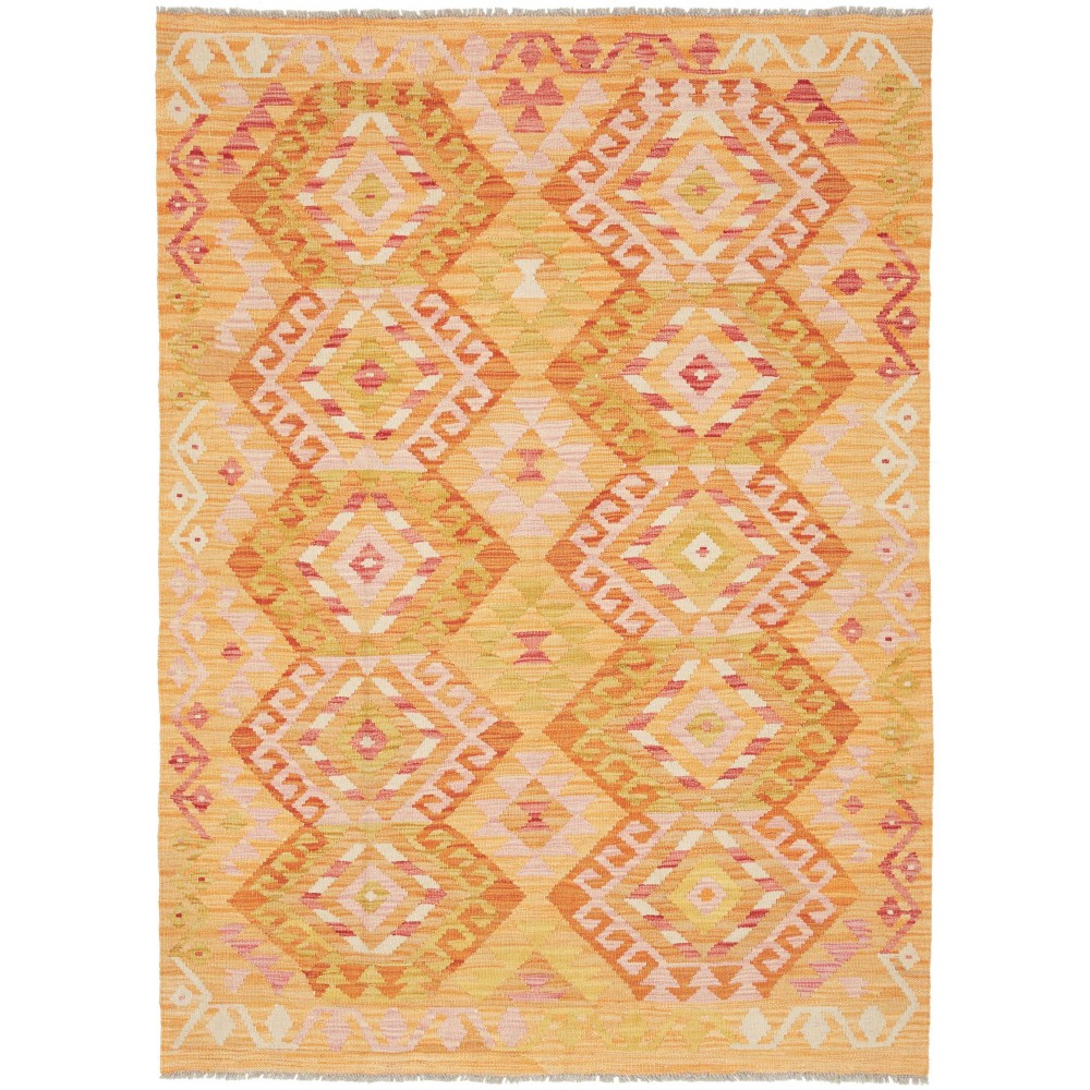 Tappeto Kilim Afghanistan marrone 125x174