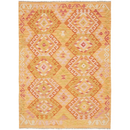 Tappeto Kilim Afghanistan marrone 125x174