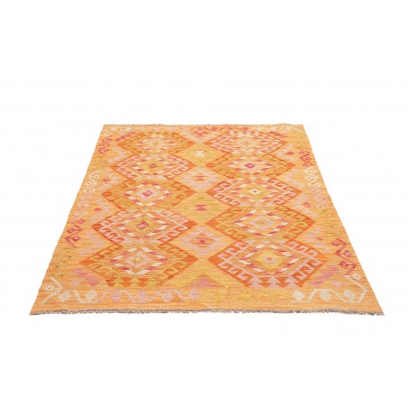 Tappeto Kilim Afghanistan marrone 125x174