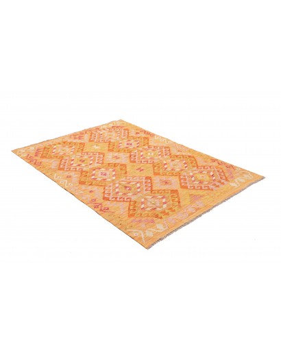 Tappeto Kilim Afghanistan marrone 125x174