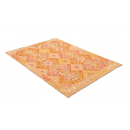 Tappeto Kilim Afghanistan marrone 125x174