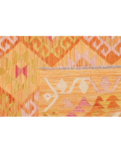 Tappeto Kilim Afghanistan marrone 125x174