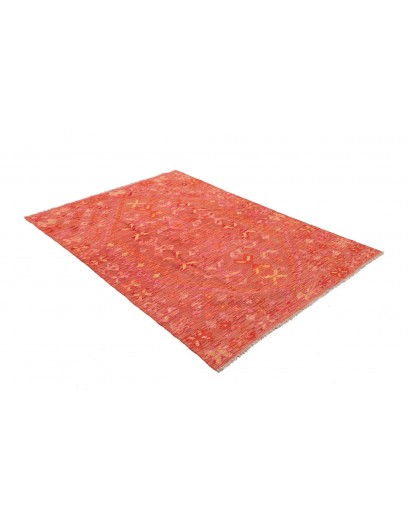 Tappeto Kilim Afghanistan rosso 128x185