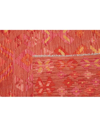 Tappeto Kilim Afghanistan rosso 128x185