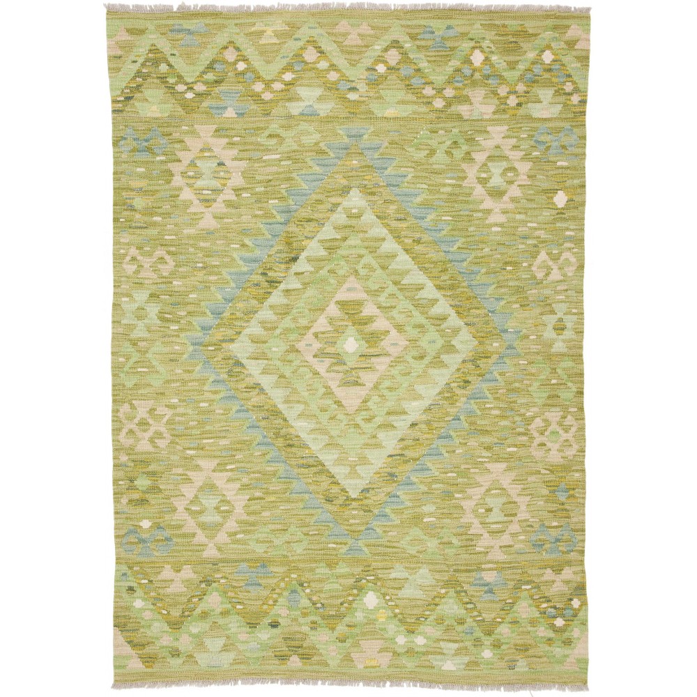 Tappeto Kilim Afghanistan marrone 129x183