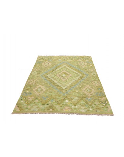 Tappeto Kilim Afghanistan marrone 129x183