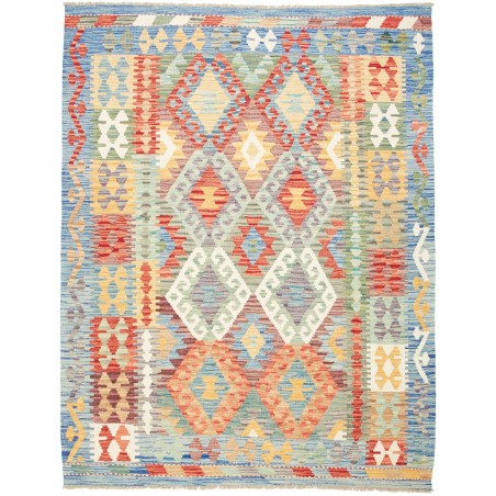 Tappeto Kilim Afghanistan beige marrone 153x196