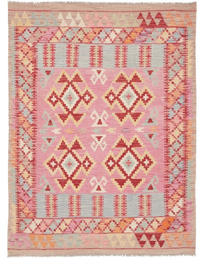 Tappeto Kilim Afghanistan marrone 132x177
