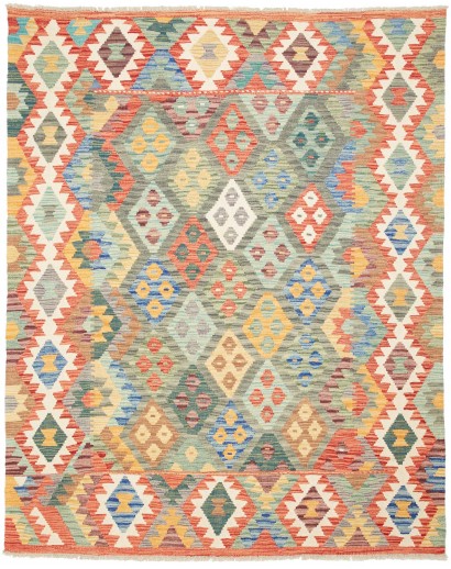 Tappeto Kilim Afghanistan marrone 159x199