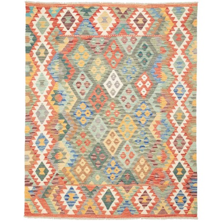 Tappeto Kilim Afghanistan marrone 159x199