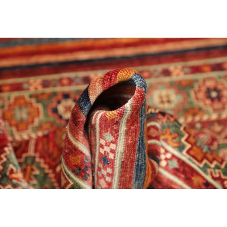 Tappeto Samarkand Pakistan marrone giallo 143x143