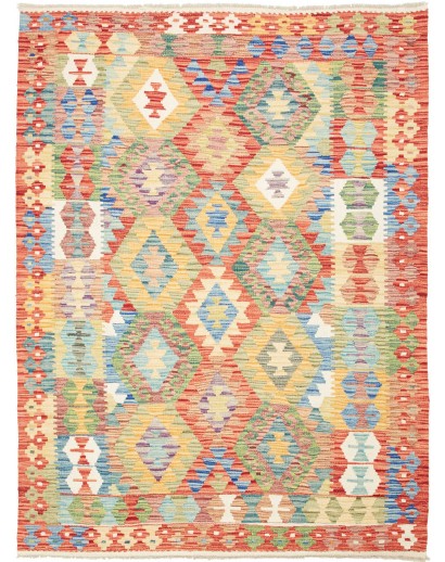 Tappeto Kilim Afghanistan marrone 151x203