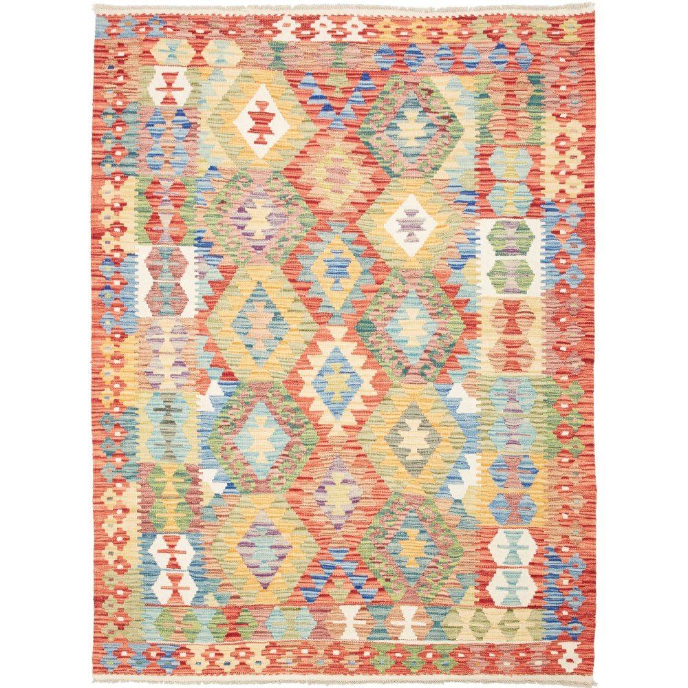 Tappeto Kilim Afghanistan marrone 151x203