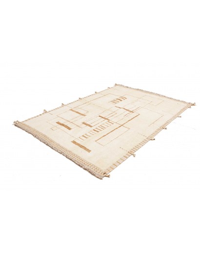 Tappeto bianco beige 157x217