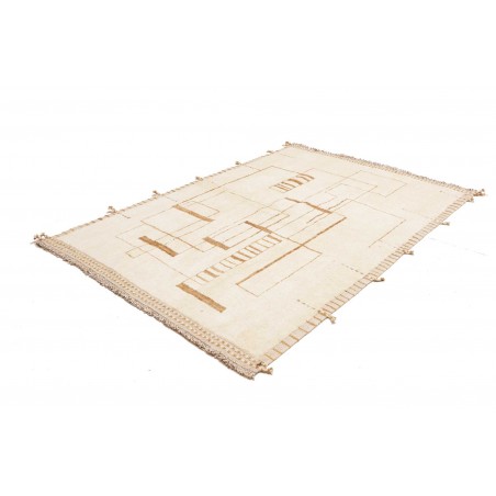 Tappeto bianco beige 157x217