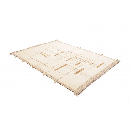 Tappeto bianco beige 157x217