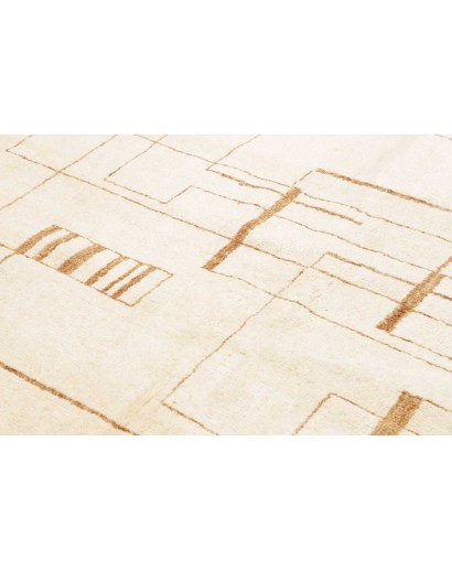 Tappeto bianco beige 157x217