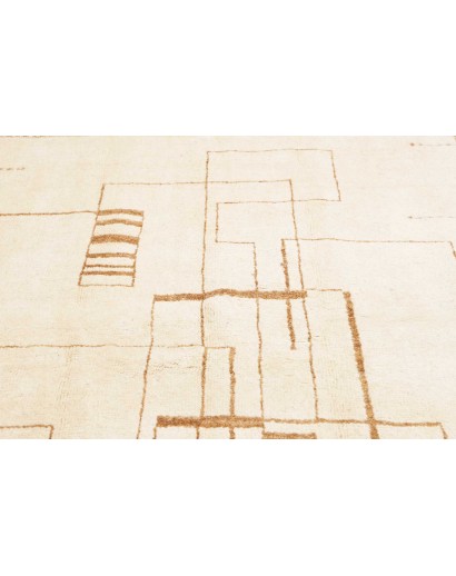 Tappeto bianco beige 157x217