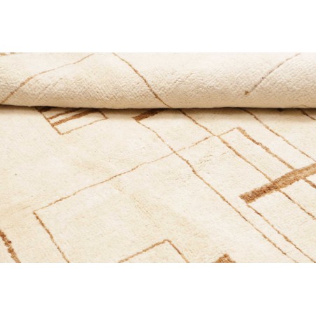 Tappeto bianco beige 157x217