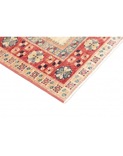 Tappeto Kazak Fine Pakistan marrone giallo 74x199