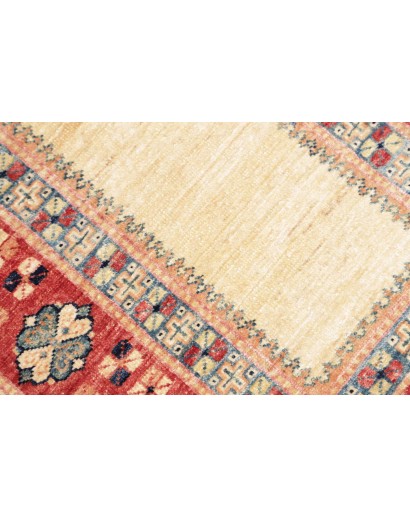 Tappeto Kazak Fine Pakistan marrone giallo 74x199