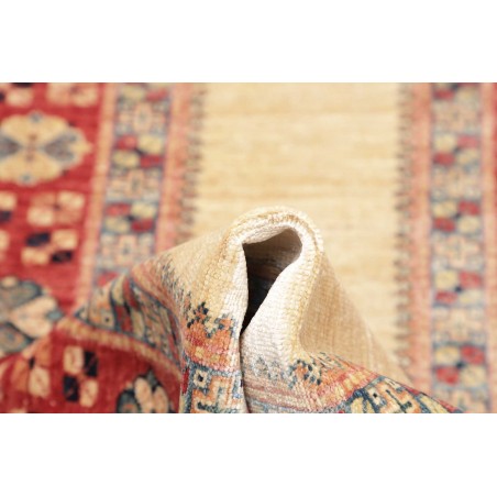 Tappeto Kazak Fine Pakistan marrone giallo 74x199